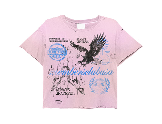ALWAYS GRATEFUL T-SHIRT ‘PINK’